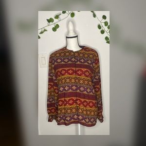 Le Caviar women's vintage blouse size Large